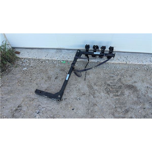 Apex Sports 4-Bike Hitch-Mount Bicycle Rack with Padded Cradles and Straps
