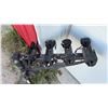 Image 3 : Apex Sports 4-Bike Hitch-Mount Bicycle Rack with Padded Cradles and Straps