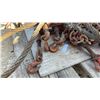 Image 5 : 60 Feet Heavy-Duty 1/2” Chain, Steel Wire Ropes, Clevis, 15 (-/+) Load Binders, Grab Hooks