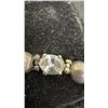 Image 7 : Birks Sterling Earrings, 16 Grams, and Vintage 925 Mexican Silver Necklace adorned with red onyx