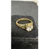 Image 2 : 12K Gold Filled Hawaii Necklace with Heart Pendant and Vintage Gold tone Ring