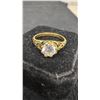 Image 3 : 12K Gold Filled Hawaii Necklace with Heart Pendant and Vintage Gold tone Ring