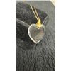 Image 9 : 12K Gold Filled Hawaii Necklace with Heart Pendant and Vintage Gold tone Ring