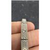 Image 5 : 1920’s “Alco” Art Deco Bracelet Filigree Link and Vintage Rhinestone Tennis Bracelet