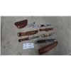 Image 1 : Lot of 5 Knives and Sheaths