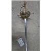 Image 4 : A Rapier Sword with Ornate Hilt and Engraved Blade 39”