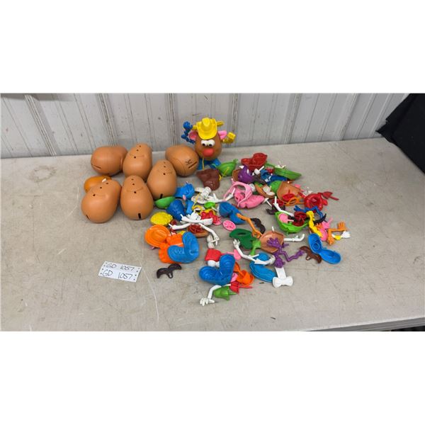Collection of MR. Potato Head and Accessories