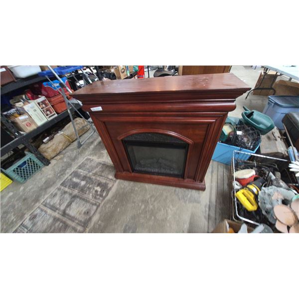 Twin Star International 23EF022GRA Electric Fireplace/Foyer, 120V, 11.7 Amps, 60 Hz. 40”×42”×13”