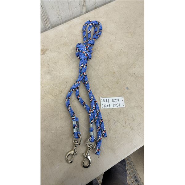 2 New blue Lead Rope for horses