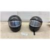 Image 1 : Two HJC CL-10 and Additional HJC Full-Face Motorcycle Helmets, Sz L and M