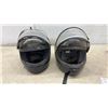Image 5 : Two HJC CL-10 and Additional HJC Full-Face Motorcycle Helmets, Sz L and M