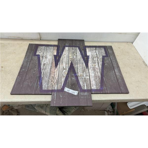 Winnipeg Bombers 3-Piece Wall Art, 32 × 35”