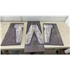 Image 2 : Winnipeg Bombers 3-Piece Wall Art, 32 × 35”