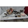 Image 1 : Assorted Casters, Wheels, and Hardware: Incl. 2 Ground Anchors with Wheels, 1 6” Auto Vacuum