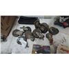 Image 2 : Assorted Casters, Wheels, and Hardware: Incl. 2 Ground Anchors with Wheels, 1 6” Auto Vacuum