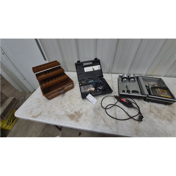 Mastercraft Rotary Tool Kit, Fenwick 1060 Tackle Box