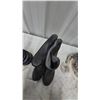 Image 2 : Wooden Pedestal Ashtray Stand, Plunger, and Rubber Boots, Size 13