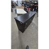 Image 2 : Dark Brown Six-Drawer Dresser with Silver Knobs and More. 33”×58”×16”