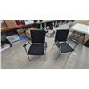 Image 1 : Two Black Fabric and Chrome Armchairs