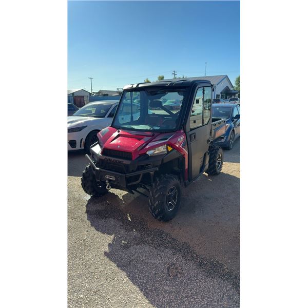 2013 Polaris Ranger XP 900 ATV with Insulated Cab, Heat, Stereo, Winch