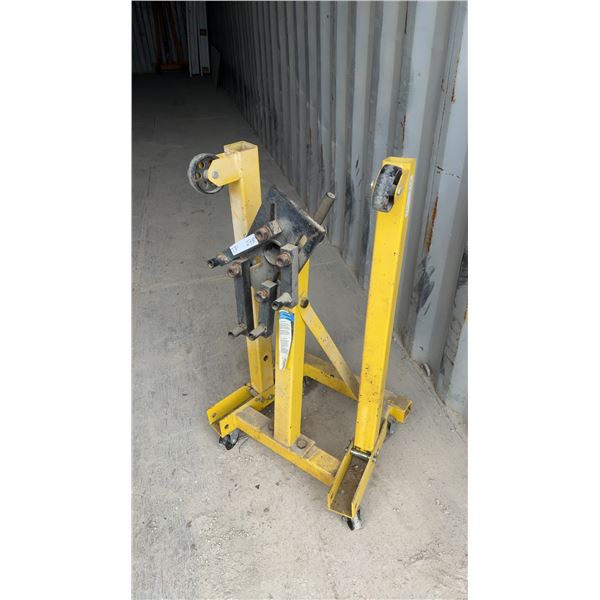 Power Fist 2,000 lb Folding Engine Stand with Mount and Casters