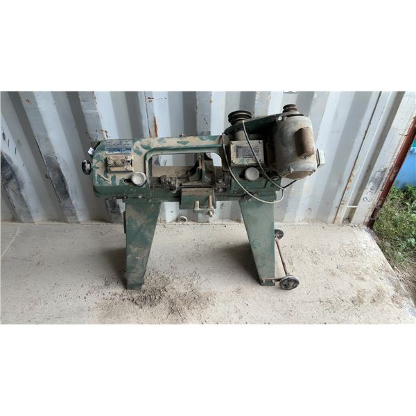 JET Metal Cutting Band Saw, Model HVBS-460, 1/3 HP, 115/230V, 1983, and Stand