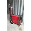 Image 1 : Lincoln Electric Power Mig 255 Welder, Argon/Carbon Dioxide Tank, and Regulator