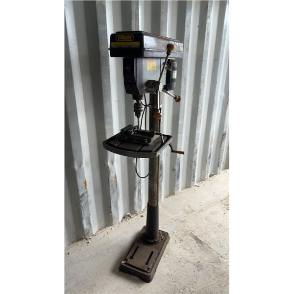 TradeMaster 17” Floor Drill Press, Model TM12117, 3/4 HP, 110 Volts, 16 Speeds, and Vise
