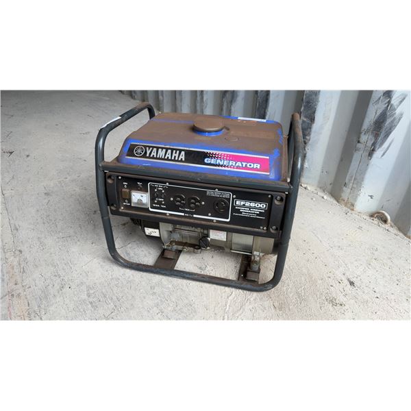 Yamaha EF2600 Damper Winding Generator, 19.2A 15A AC Outlets, Fuel Gauge