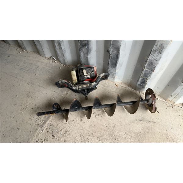 StrikeMaster Ice Augers Solo Gas-Powered Powerhead and Auger Bit