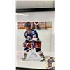 Image 2 : 2 15 × 12 Framed Autographed Tie Domi and Nikolai Khabibulin Winnipeg Jets Photos and Hockey Cards