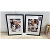 Image 1 : Two 13 × 17 Framed Winnipeg Jets Hockey Player Photos; Teemu Selanne and Phil Housley with