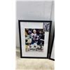 Image 2 : Two Framed Winnipeg Jets Hockey Photos; Thomas Steen and Laurie Boschman, Both with Signed Cards