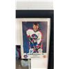 Image 5 : Two Framed Winnipeg Jets Hockey Photos; Thomas Steen and Laurie Boschman, Both with Signed Cards