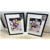Image 1 : Two 17 × 13 Framed Winnipeg Jets Hockey Player Photos with Trading Cards: Teemu Selanne and Keith