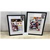 Image 1 : Two Framed Bob Essensa Photos (15 × 12 autographed and 17 × 13) and Two Bob Essensa Bowman Hockey