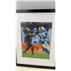 Image 4 : 2 15 × 12 Framed and Autographed Blue Bombers Football Photos, Players #82 and #17