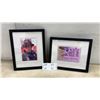 Image 1 : Signed "Bikini Beach" Movie Poster and Signed Firefighter Photo, Both Framed 11 × 9