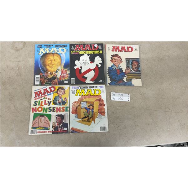 5 MAD Magazines