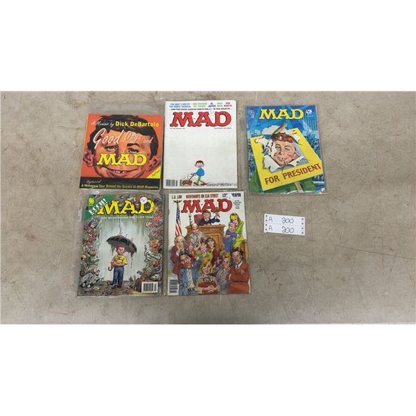 5 MAD Magazines