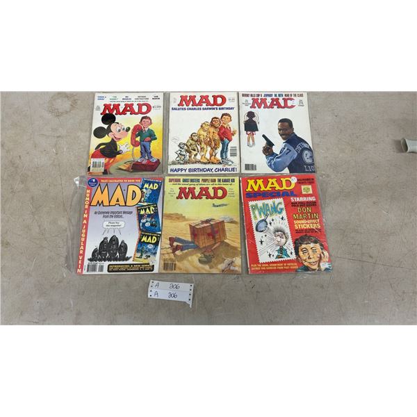 6 MAD Magazines