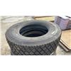 Image 2 : Four Michelin X Works Grip 11R 24.5 Regroovable Tubeless Commercial Truck Tires