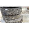 Image 5 : Four Michelin X Works Grip 11R 24.5 Regroovable Tubeless Commercial Truck Tires
