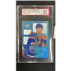 Image 2 : Graded 2024-25 Upper Deck Portraits Speckled #P33 Connor McDavid Card, KSA 8.5 NMM