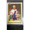 Image 2 : 1990 Bowman Kirk Muller Autographed New Jersey Devils Hockey Card