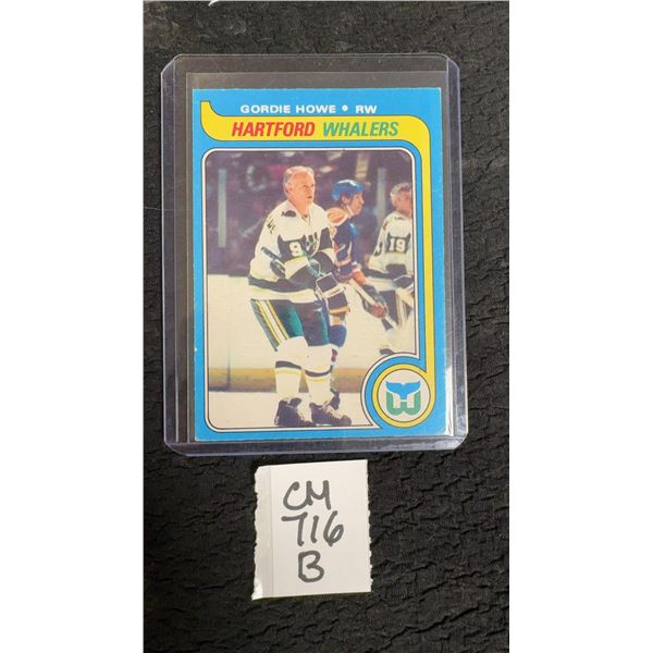 1979 O-Pee-Chee Gordie Howe Hartford Whalers Hockey Card No. 175