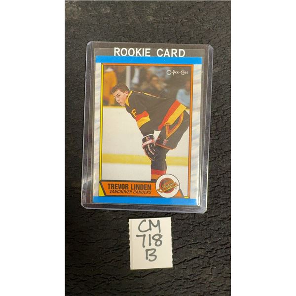 1989 O-Pee-Chee Trevor Linden Vancouver Canucks Rookie Card #89