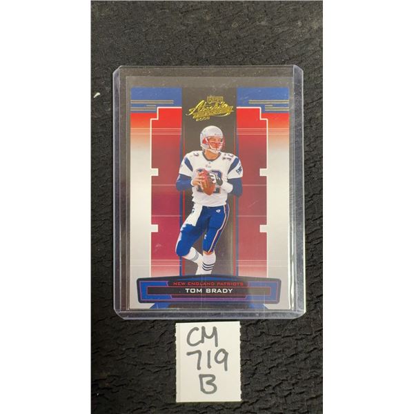 2005 Playoff Absolute Memorabilia Tom Brady #90 New England Patriots Football Card