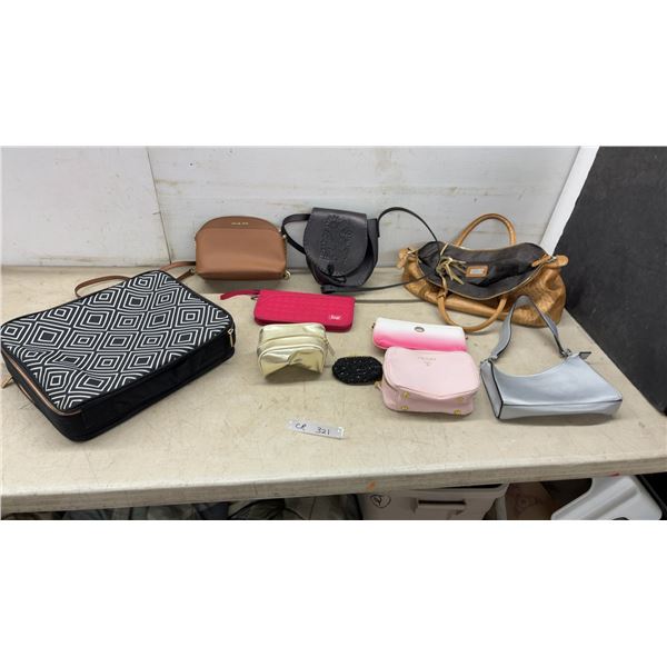 Assortment of Handbags, Michael Kors, Prada, Coach, Furla, Lug, and More (Faux)