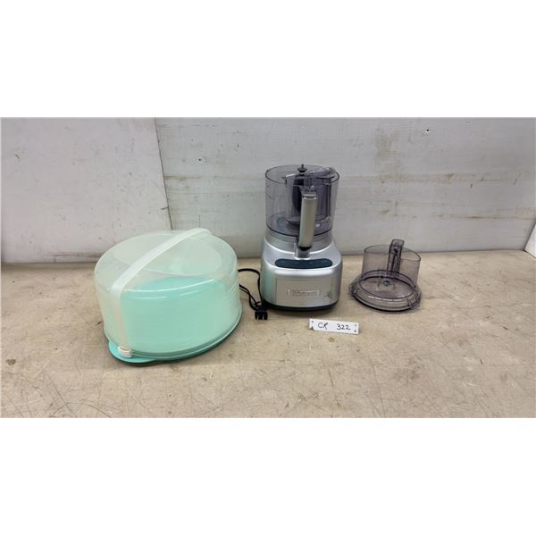 Cuisinart Custom 11 DFP-7 Food Processor and Cake Carrier